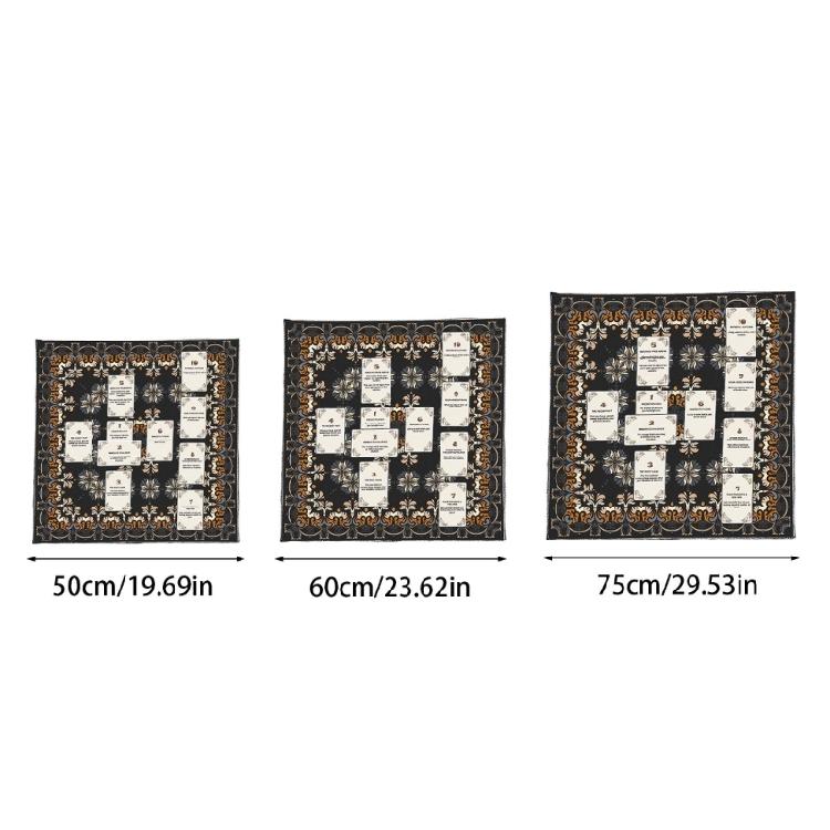 Reading Card Astrologys Tablecloth Altars Cloth Square Divinations Cards Table Cloth Witchcrafts Deck Cloth Enduring