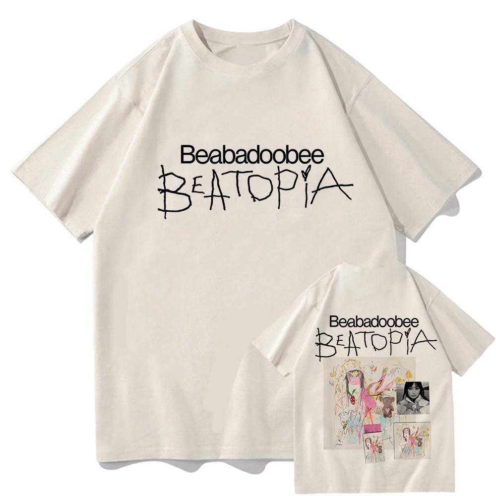 2025 Beabadoobee Beatopia Music Tour 2025 T Shirt Unisex Clothing Harajuku Unisex High Quality Cotton Tops Graphic T Shirts Fans Gi