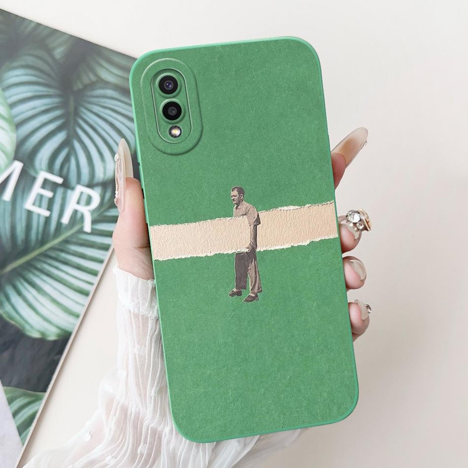 For Samsung Galaxy A02 A02s Phone Case Samsung A02 A02S SM-A025F A022G Elegant Floral Printing Soft Silicone Shockproof Cases