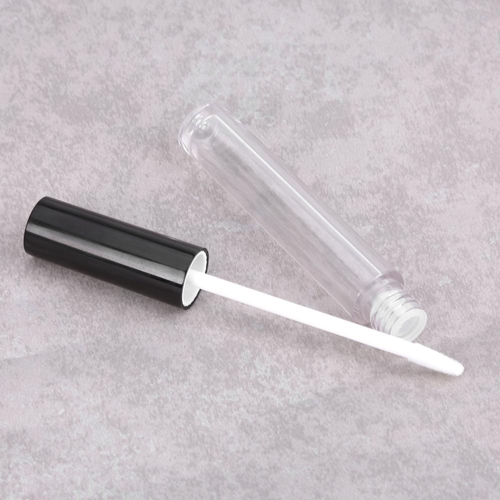 5pcs Set 5ml Clear Empty Lipgloss Bottle Eyelash Eyeliner Oil Container Lip Gloss Split Bottle