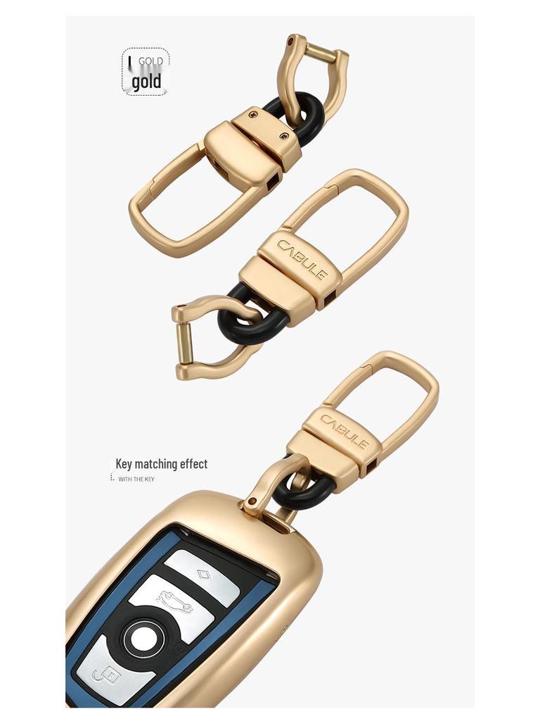 Porte-clés Cabron Universel en Alliage de Zinc avec Petite Boucle Fer à Cheval, Idéal pour Tous les Sacs à Clés