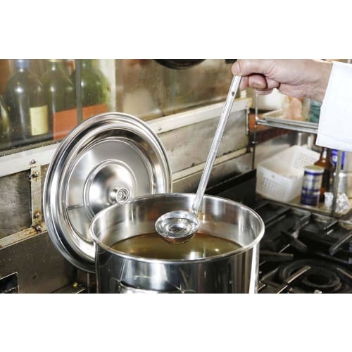 EBM 18-8 Kitchen Pot/Stock Pot, 20cm, with Handle, Silver