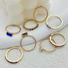 Trendy Women's Diamond Inlaid Niche Design Ring – Simple, Cold Style for Index Finger