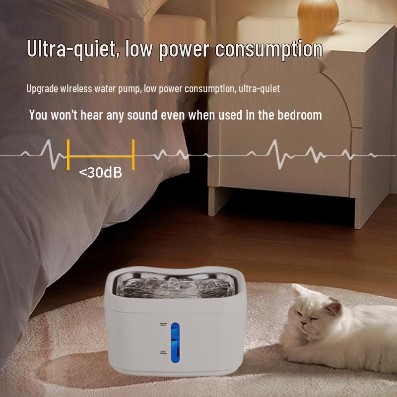 Smart Pet Water Dispenser: Automatic Drinking Fountain with Circulating Filter for Dogs and Cats
