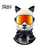Elastic Polyester Balaclava for Hiking Old Man Ski Mask, Realistic 3D Animal Face Balaclava, Funny Winter Full Novelty Accessories Vacation Cover with