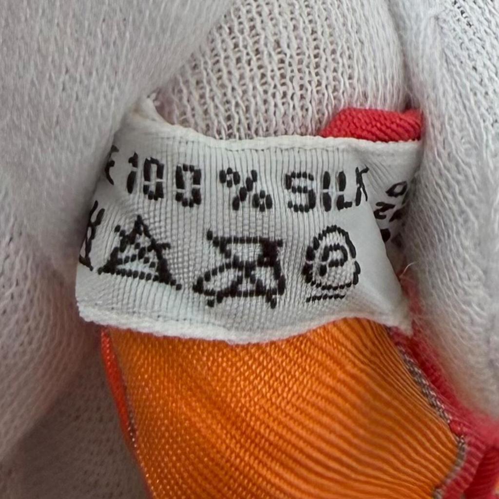 Excellent HERMES scarf Celestial Bodies and the Sun Rhombus silk Women Used