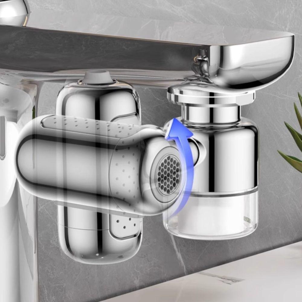 4 Modes Water Outlet Faucet Water Extension Flexible Faucet Arm Bathroom Basin