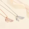 Leaf Necklace for Women Japanese and Korean Simple Student Mori Feather Pendant Clavicle Chain Neck Chain