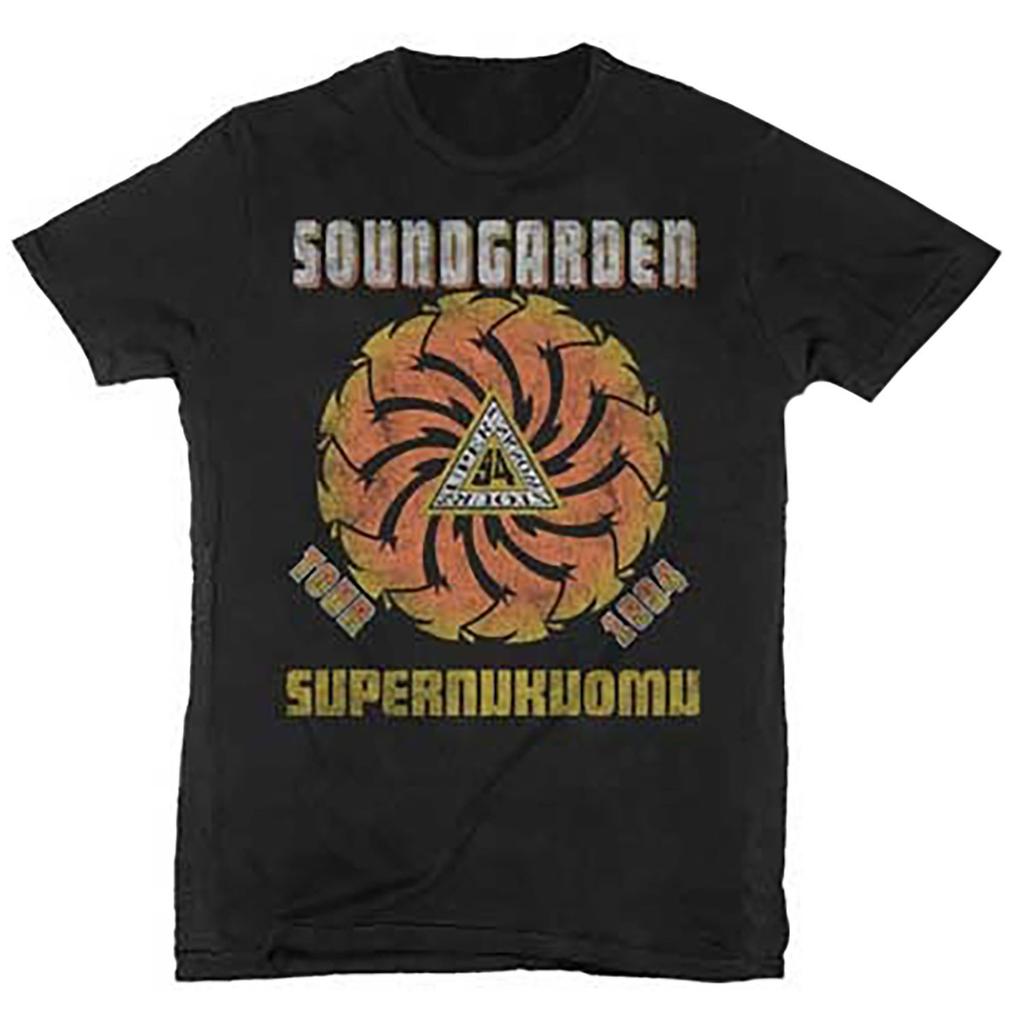 Men's Soundgarden 1994 Tour Tee Slim Fit T-shirt Medium Black