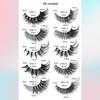 5 Pairs Cat Eye Lashes Natural False Eyelashes Fox Eye Faux Mink Eyelashes