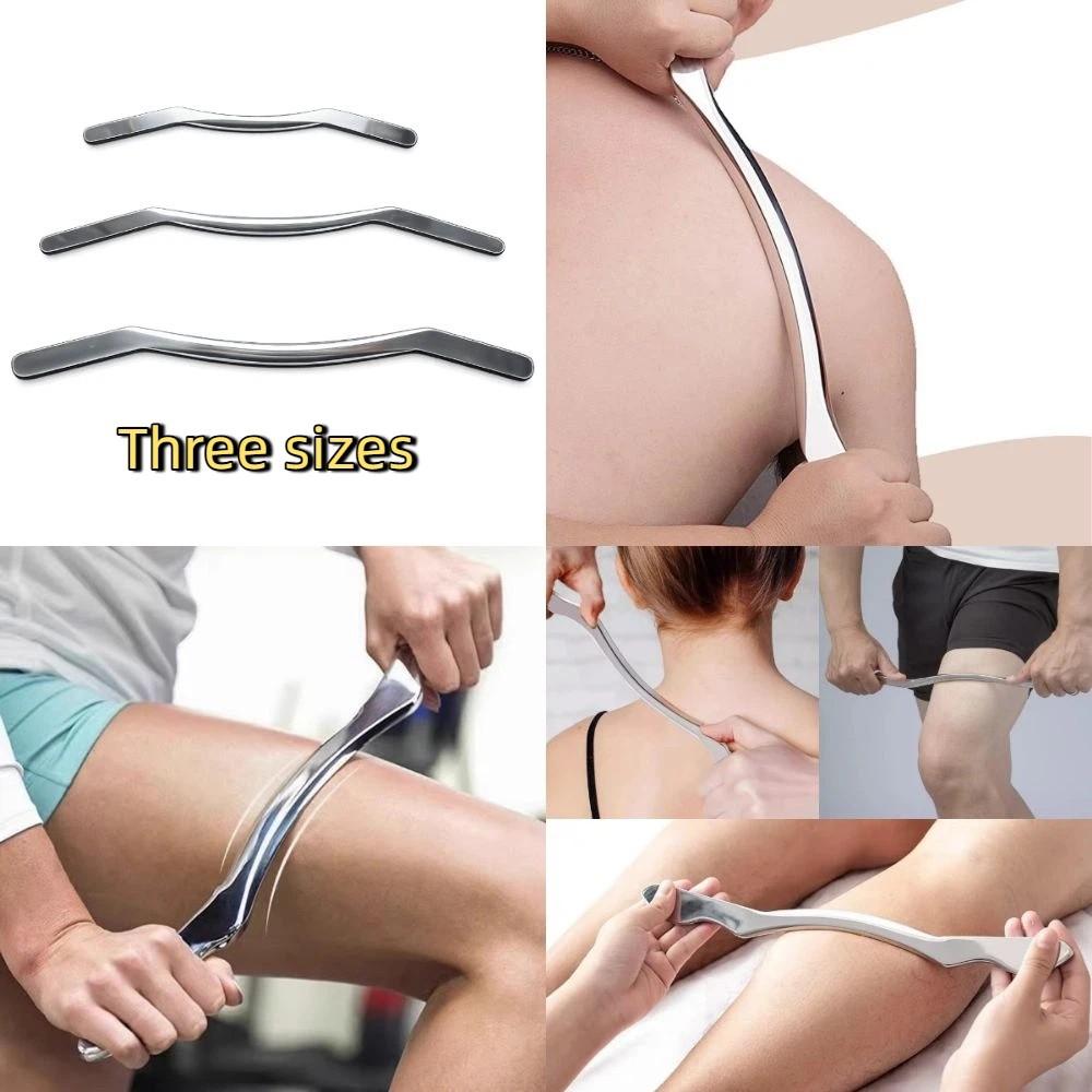 Stainless Steel Muscle Scraper 30/40/46cm IASTM Tool Scraping Stick Muscle Massage Tool Relax
