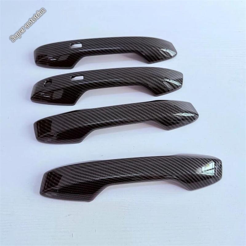 For Nissan Kicks 2025 2026 Car Outer Door Handle Cover Cap Sticker Exterior Trim ABS Chrome / Black / Carbon Fiber Accessories
