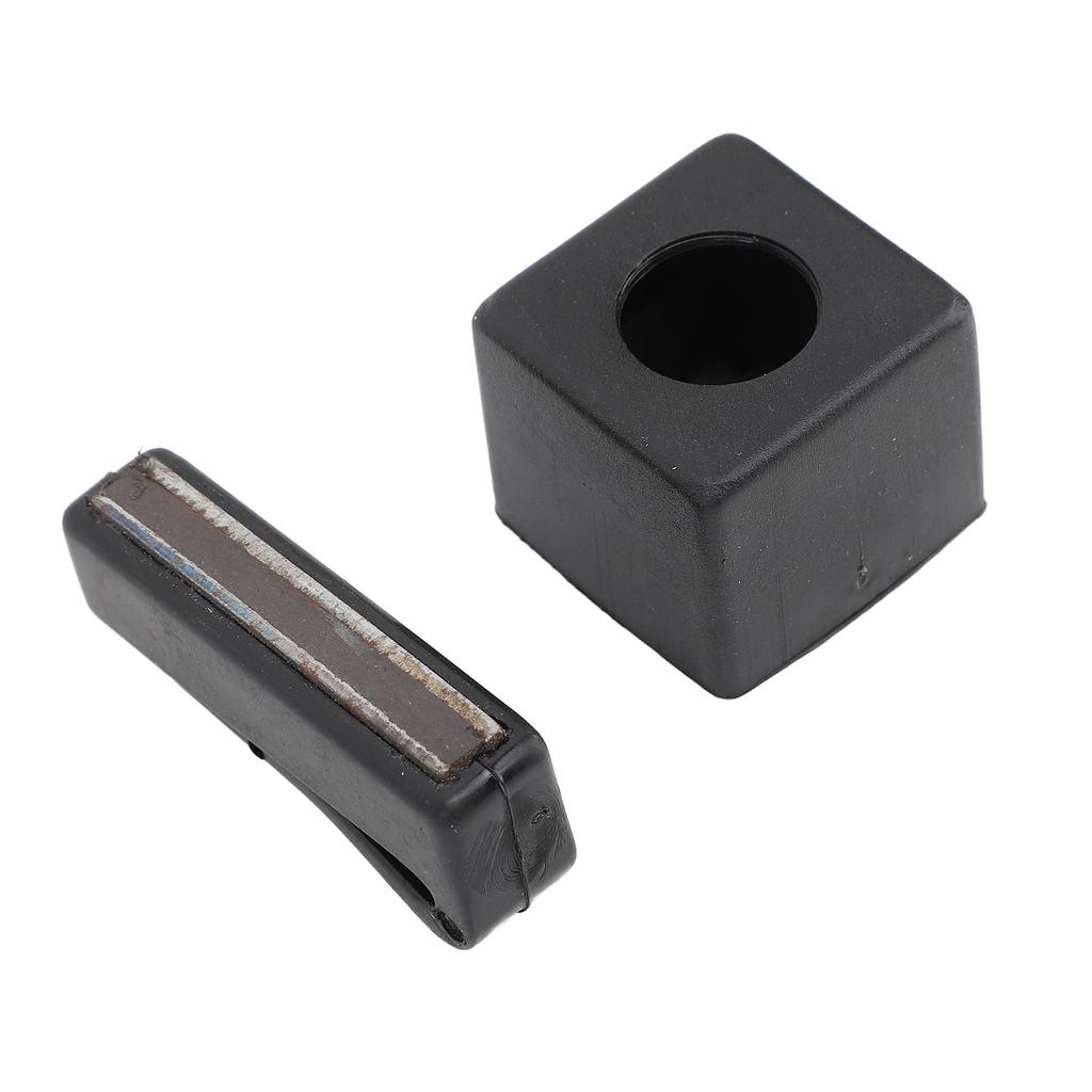 Billiard Chalk Holder Portable Plastic Magnetic with Clip Pool Cue Chalk Box for Accessory