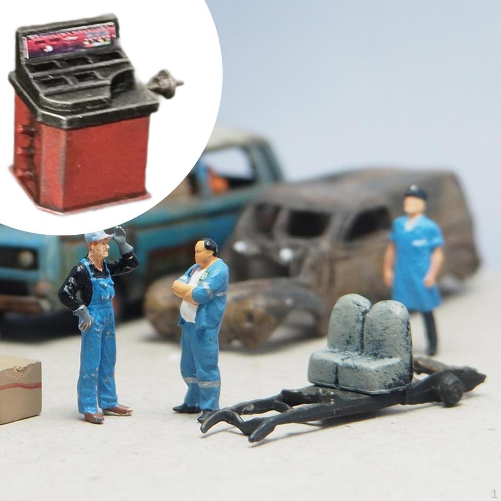 1/64 Tire Dynamic Balancing Machine Model 1:64 Scale Changer Realistic Collectible
