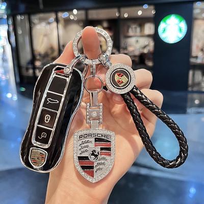 Automobilio nuotolinio rakto dėklas Apsauginis apvalkalas Panamera Macan Cayenne Cayman Boxster 911 9ya 971 Raktų be atrakinimo pultelio priedai