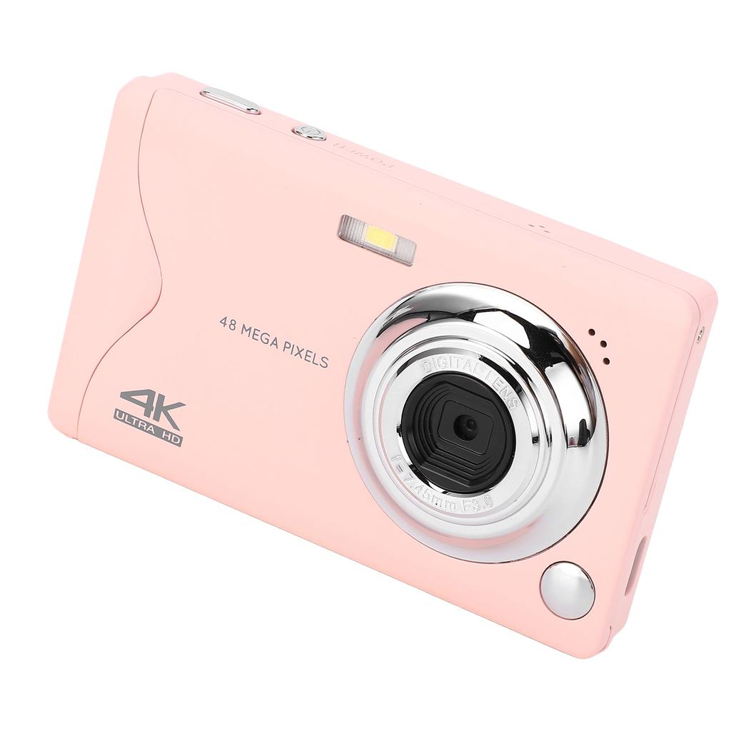 Digital Camera 4K Video 48MP Photo Auto Focus 3 Inch TFT Screen 16x Zoom Compact Camera with MP3 Player for Teens Adults