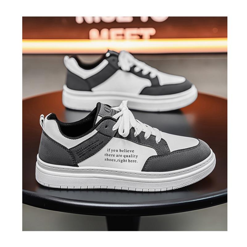 Men S Breathable Casual White Sneakers Trendy Versatile Sports Board Shoes