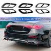 1 Pair Rear Exhaust Muffler Tail Pipe Cover Trim for Mercedes Benz E-Class W214 AMG Sedan 2024-2025 E260 300 AMG