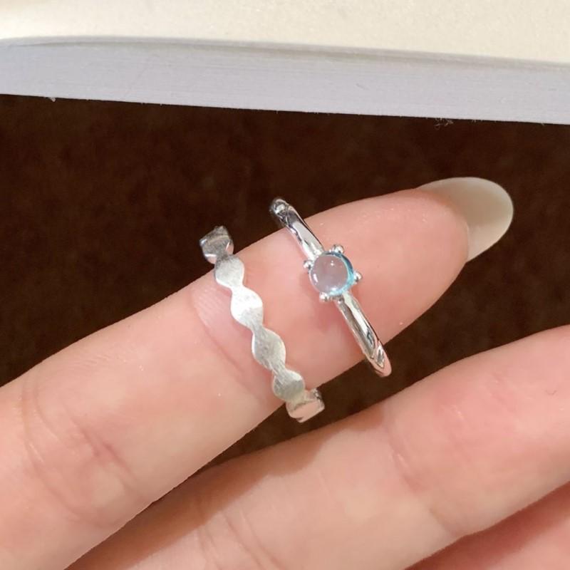 VENTFILLE 925 Sterling Silver Zircon Thin Fresh Ring For Women Minimalist Versatile Aesthetic Elegant Jewelry Gift Dropshipping