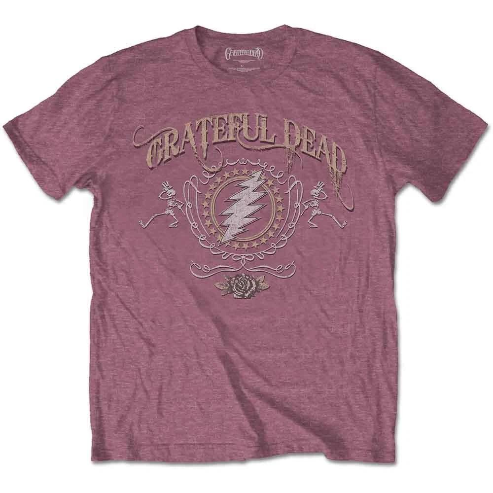 Band Monkey Grateful Dead Unisex T-Shirt Bolt Wine 2XL
