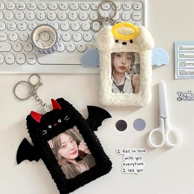 High Quality Photocard Case Demons&Angels Multifunctional Photo Card Holder Idol Photos Protective Cover School Office