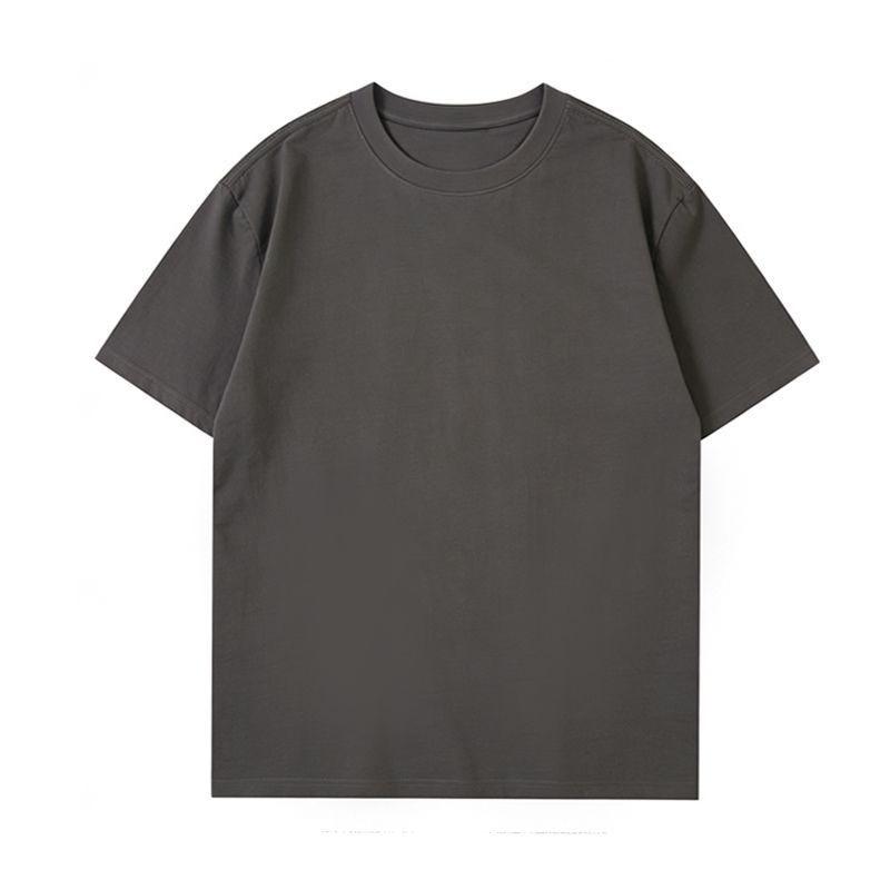 2026 New Couples Summer Loose And Versatile Sports Round Neck Solid Color Tshirt