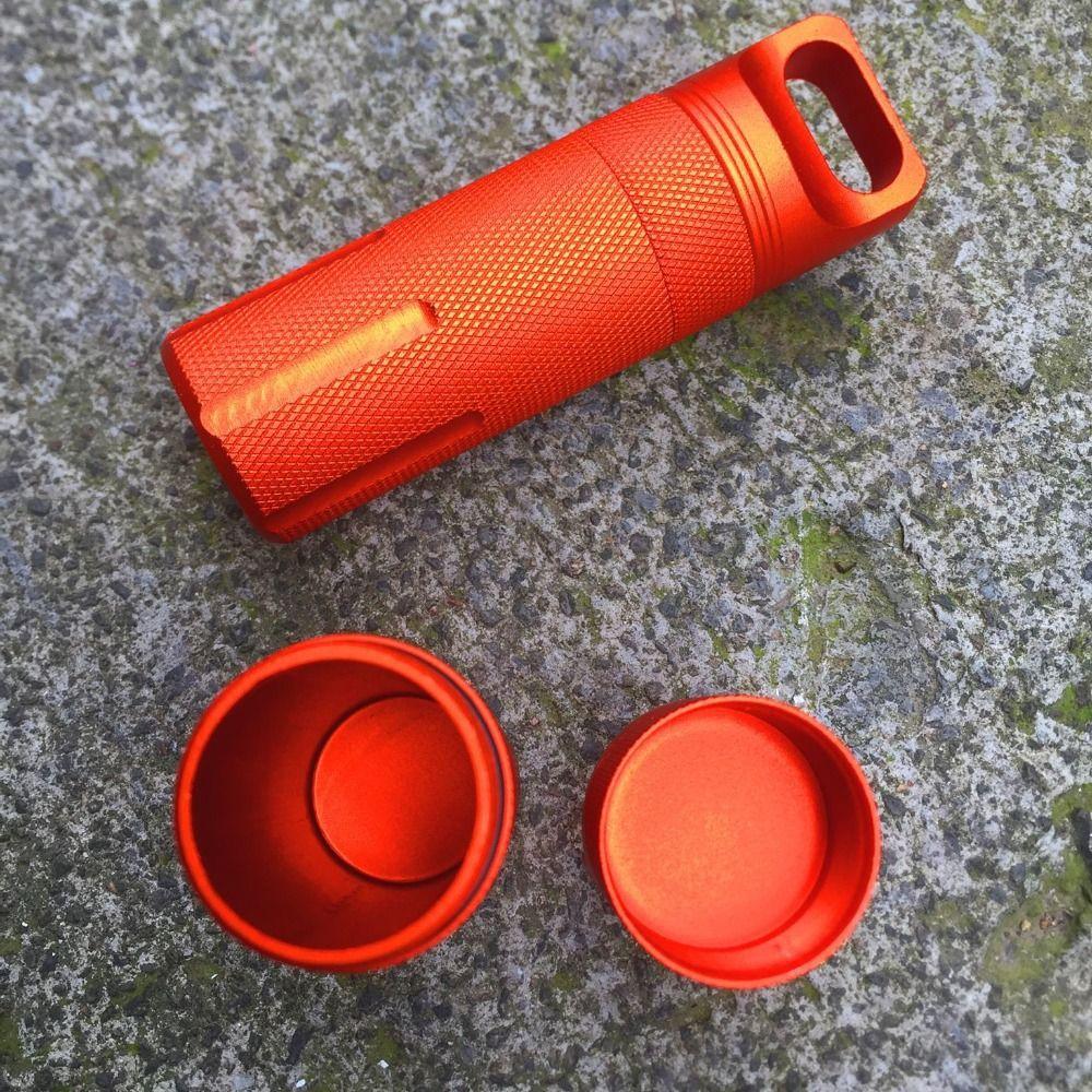 Box Outdoor Tool EDC Tool Brass Waterproof Bottle Outdoor Pill Tank Seal Bottle Waterproof Canister