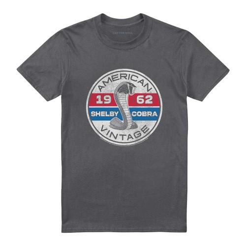 Carroll Shelby Unisex Erwachsene Vintage Kreis T-Shirt