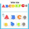 Magnetic Alphabet & Number Sticker Set - Uppercase, Lowercase, Symbols for Kids