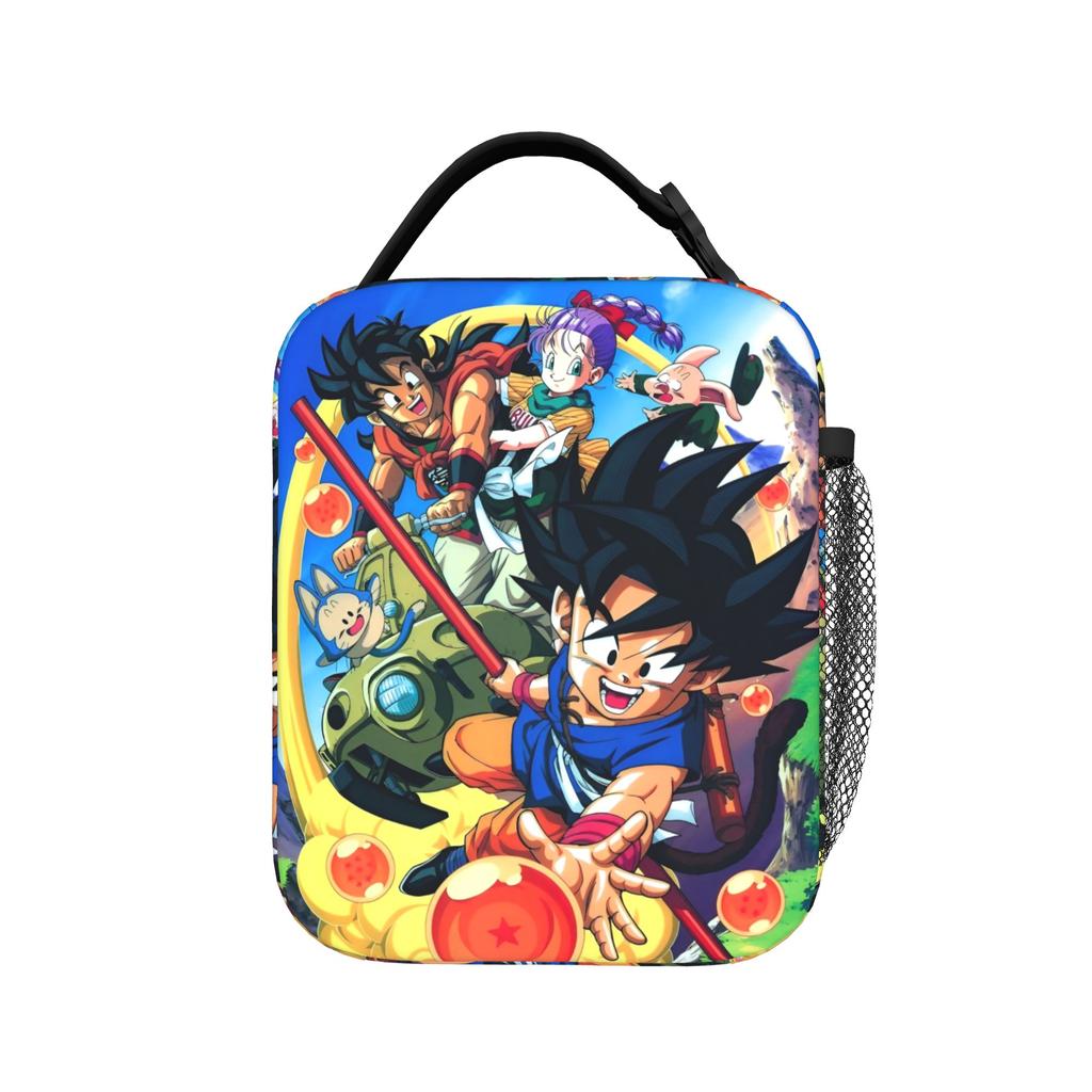 Goku Plus Shenron Borsa Termica per Pranzo Borsa Frigo Riutilizzabile, Contenitore per Pranzo Kakarot DBZ Borsa Spaziosa Porta Pranzo Borsa per Cibo Lavoro Gite