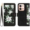 For Xiaomi Redmi 15C 4G (171mm) Case PU Leather Floral Phone Cover with Card Slots