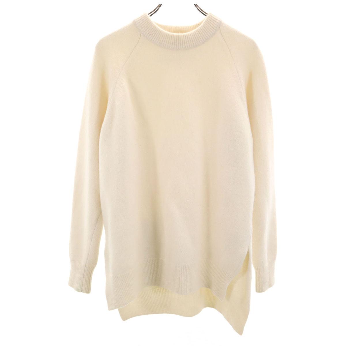 

JIL SANDER 19AW made in Italy Long sleeve sweater 46 Ivory knit Men s Used