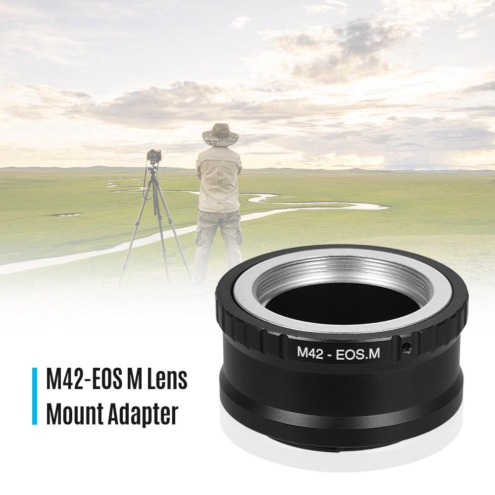 Adapter Ring M42-EOS Metal Lens Mount Adapter Ring for M42 Lens to Fit for Canon EOS Mount Camera
