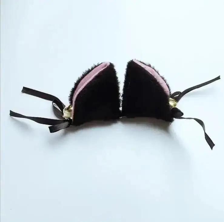 1Pair Sweet Bell Cat Ears Hair Clip Women For Cosplay Anime Costume Halloween Birthday Party Girl Fashion Hairs Accessories