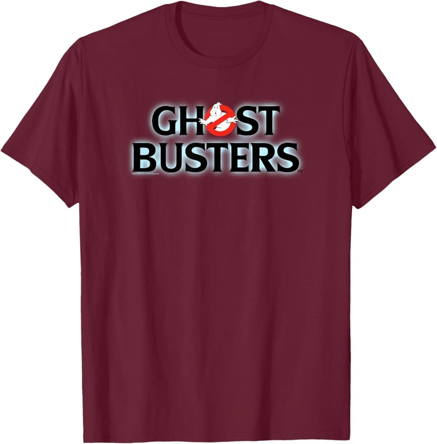 Ghostbusters Glowing Opening Logo Funny 80 s Movie T-Shirt S