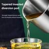 Nerezový hrnec na cezení oleje Nádoba Džbán Úložná plechovka S filtrem Hrnec na vaření oleje Pro kuchyňské domácí nářadí