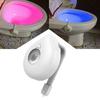 8-Colors Motion Sensor-Automatic LED Light WC Toilet Bathroom Light Light Q3N3