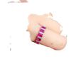 Style Colored Gems Light Luxury Ins Rings for Women Fashion Temperament High End Rings Niche Design Index Finger Ring