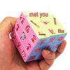 2025 Valentine's Day Romantic Rotating Magic Cube Toy - Festival Gifts & Event Display