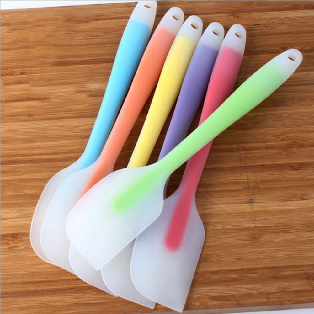 New Baking Tool Cake Cream Butter Spatula Mixing Batter Scraper Brush Tool