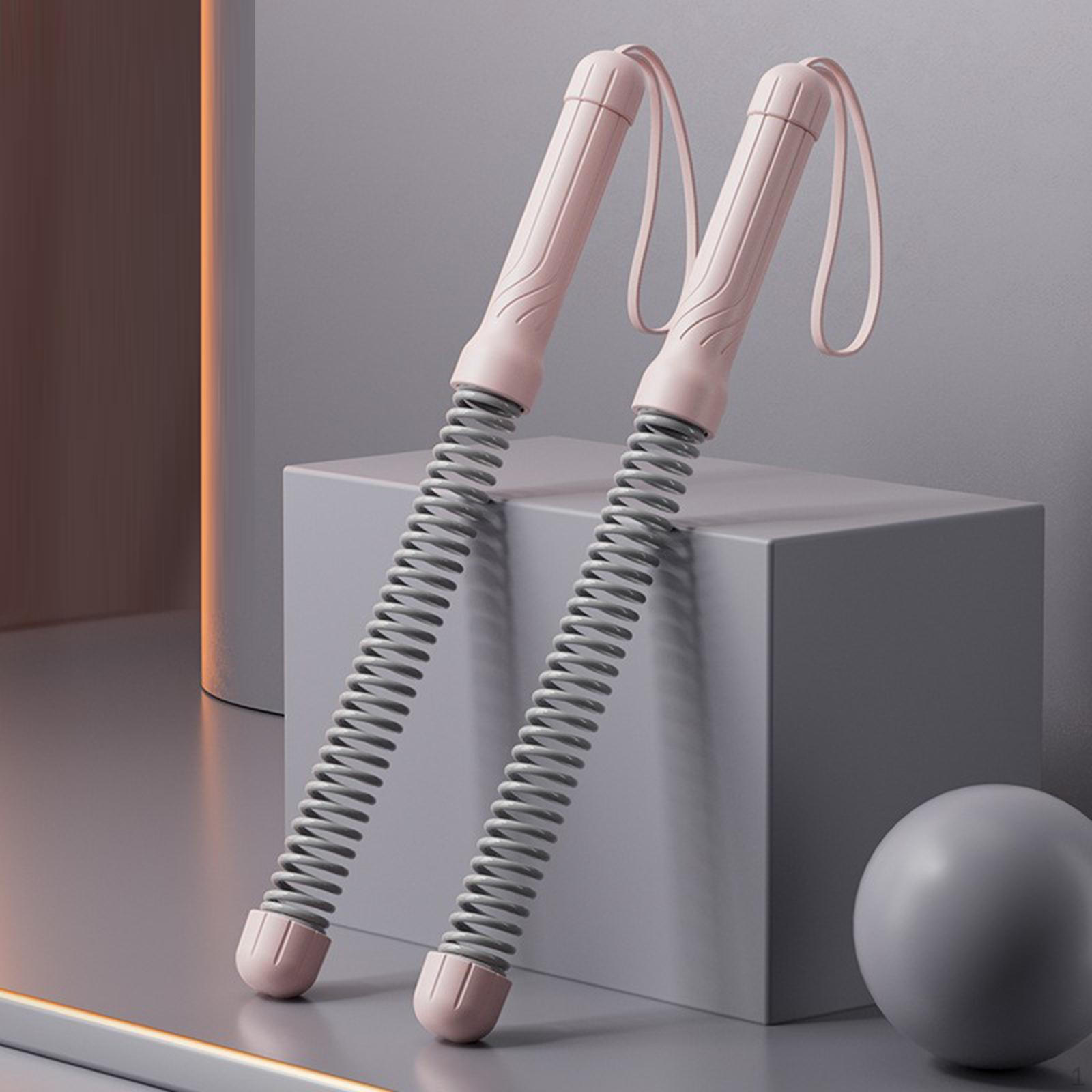 

2 шт. Бесканатные боевые канаты для наращивания мышц, тренировок и силовых тренировок розовый