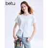 Betu Women's Lyocell Cotton Tie-Waist T-Shirt