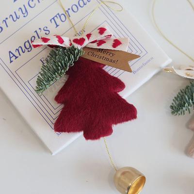 Christmas Pendant Festive Xmas Tree Bell Pendant Exquisite Bell Hanging Ornament for Home Holiday Decoration