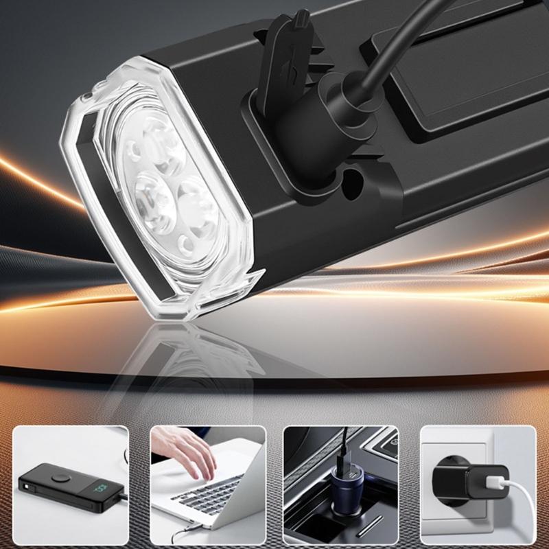 Rechargeable Bicycles Headlight With Large Capacity Battery And Quickly Release Mount For Easy Installation