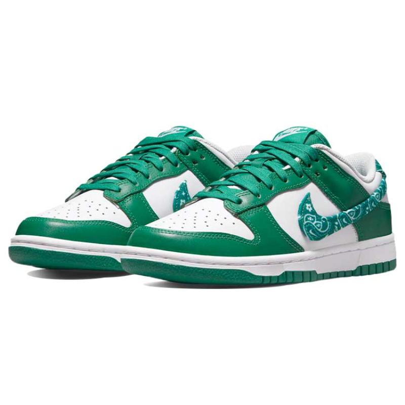 Nike Dunk Low 'Green Paisley' Women's Skate Shoes Sneakers DH4401-102