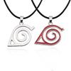Anime Necklace Kakashi Leaf Village Symbol Cosplay Pendant Accessories