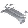 Convertible Top Compartment Trim Panel Bracket Compatible with For BMW Z4 E89 OEM 54377247854 Replacement Trim Part
