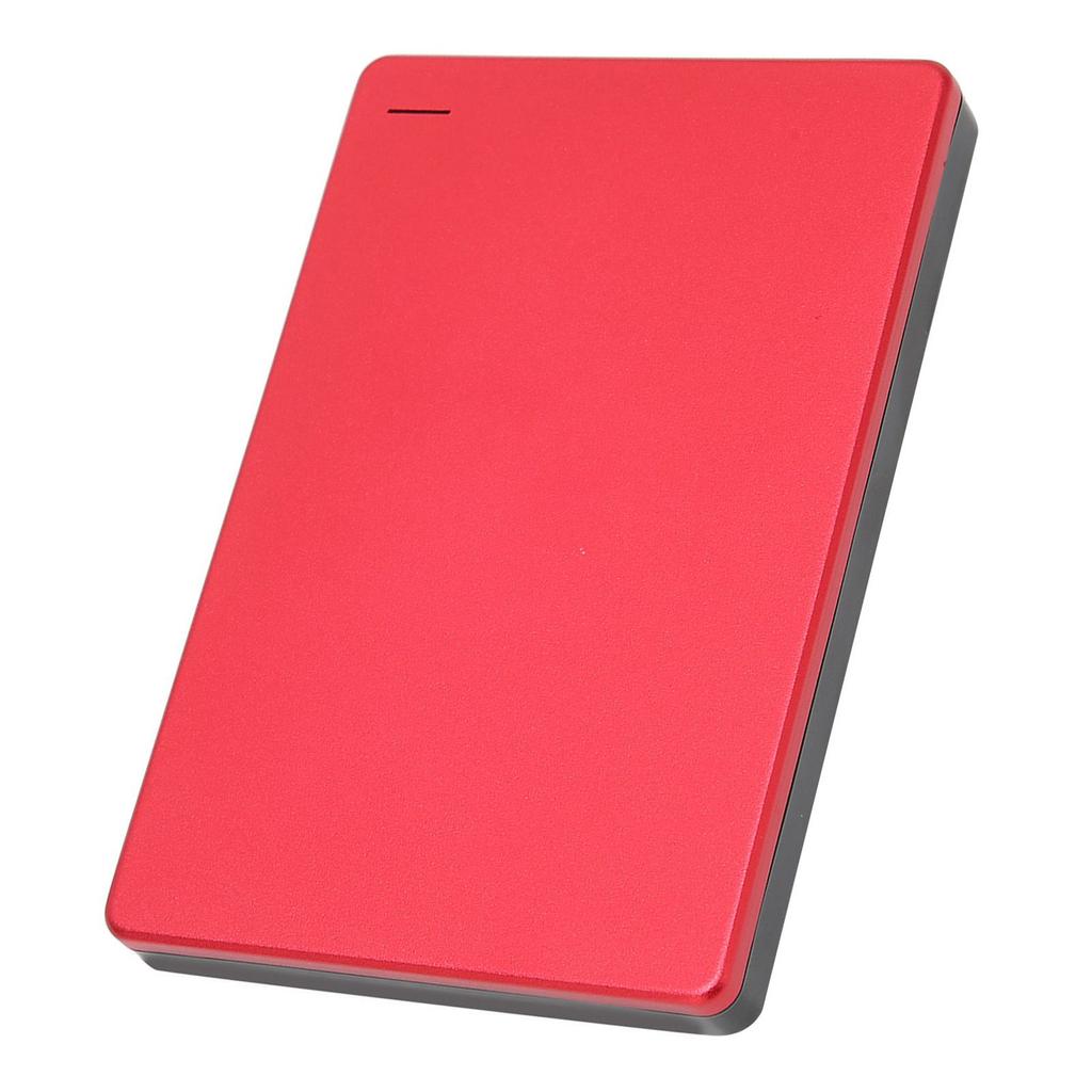 2.5in Red External HDD 6Gbps Transmission Portable External HDD Aluminum Alloy PCB USB3.0 Hard
