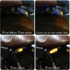 Motorcycle Turn Signal LED Indicator Blinker Light White Amber DRL Arrows LED Sequential Flowing 12V 10mm For Honda For Yamaha