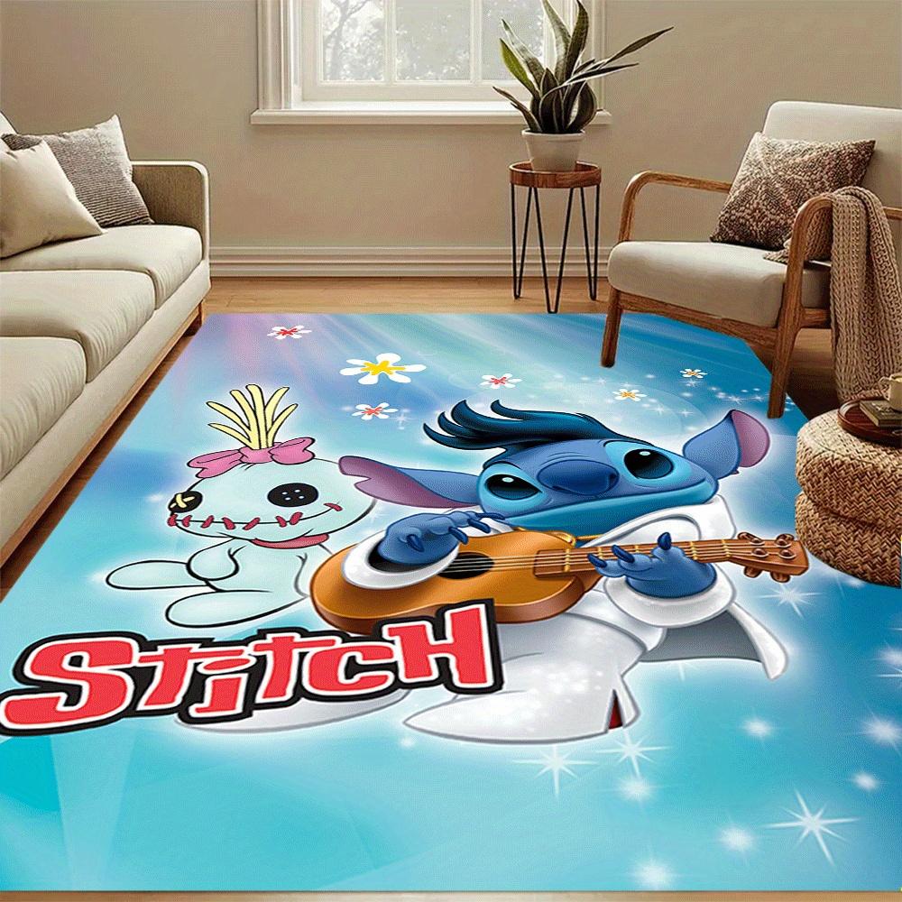 1 Stück Lilo und Stitch-(27)_01-(4)_01 Teppich Läufer, Schlafzimmer und Spielzimmer Langlebig, Fleckenbeständig und Leicht zu Reinigen, Wohnzimmer